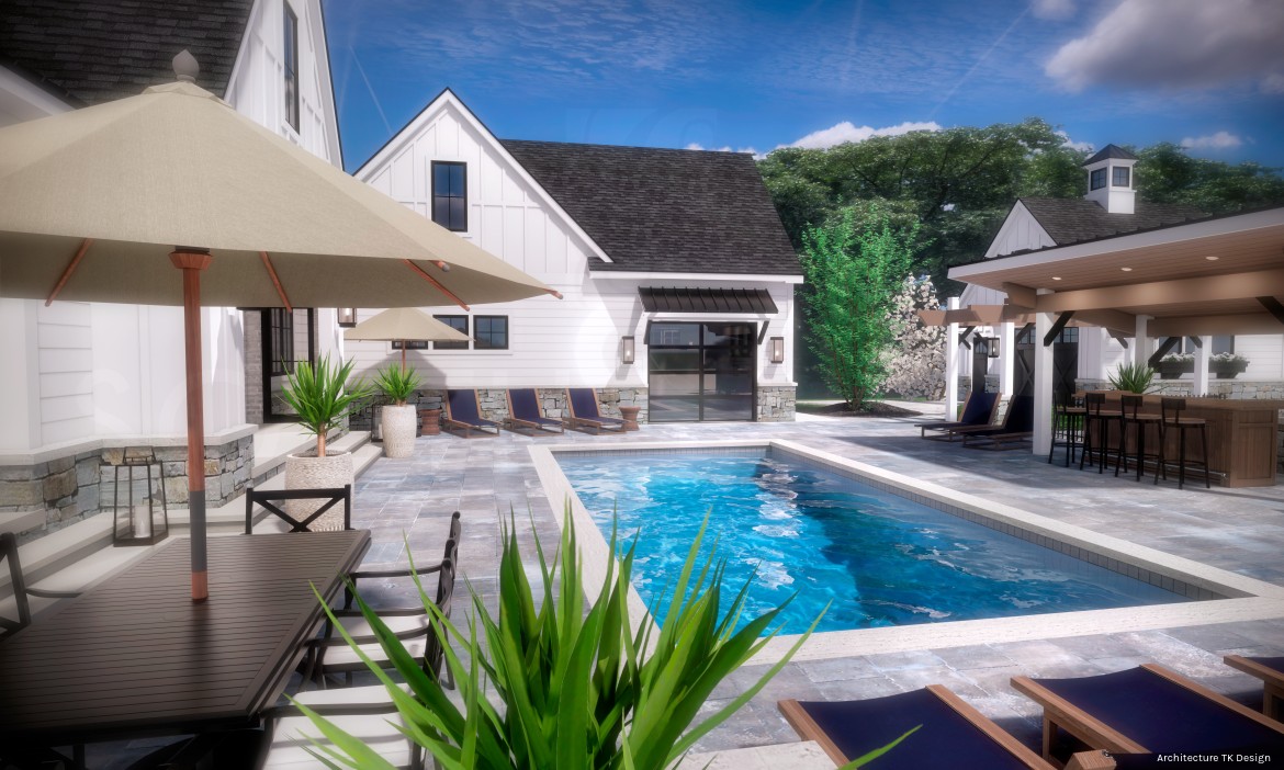 Pool and Patio Rendering