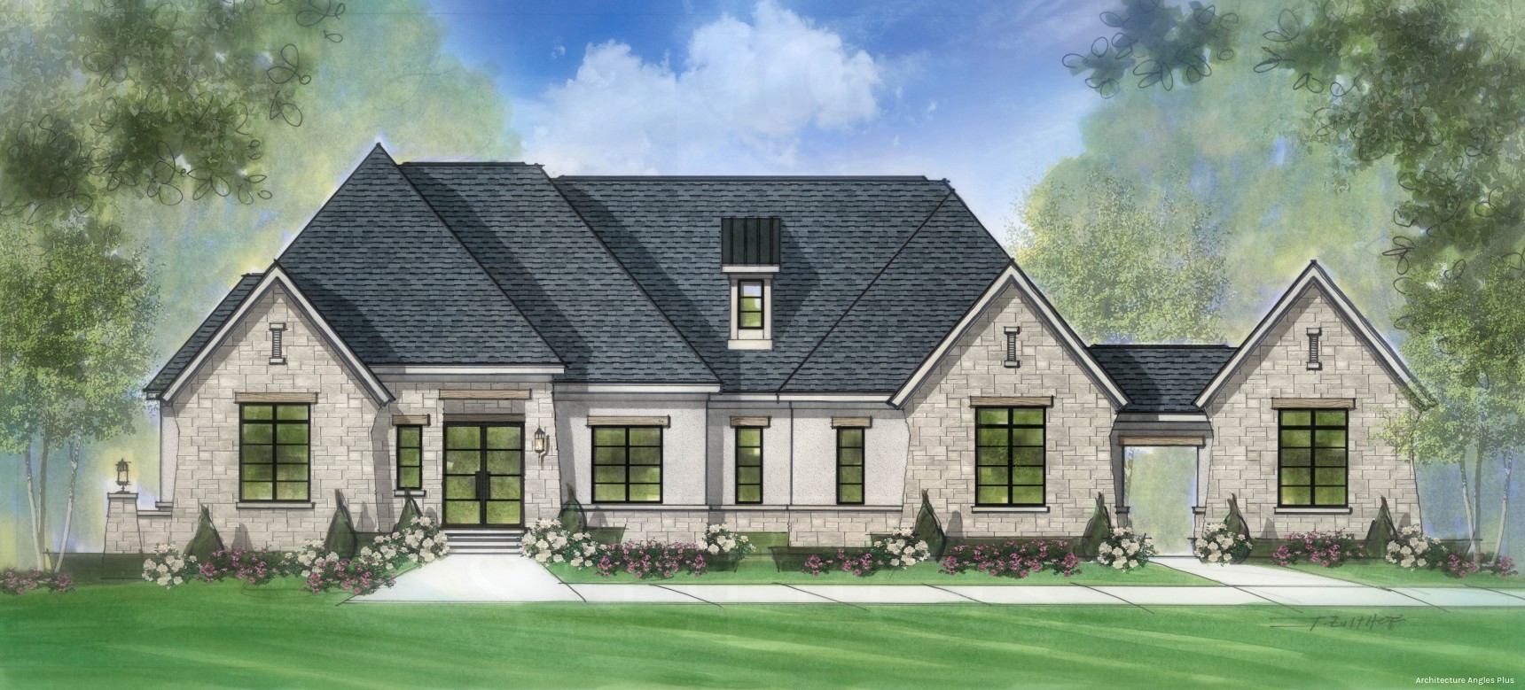 2D Classic Rendering Stone Ranch